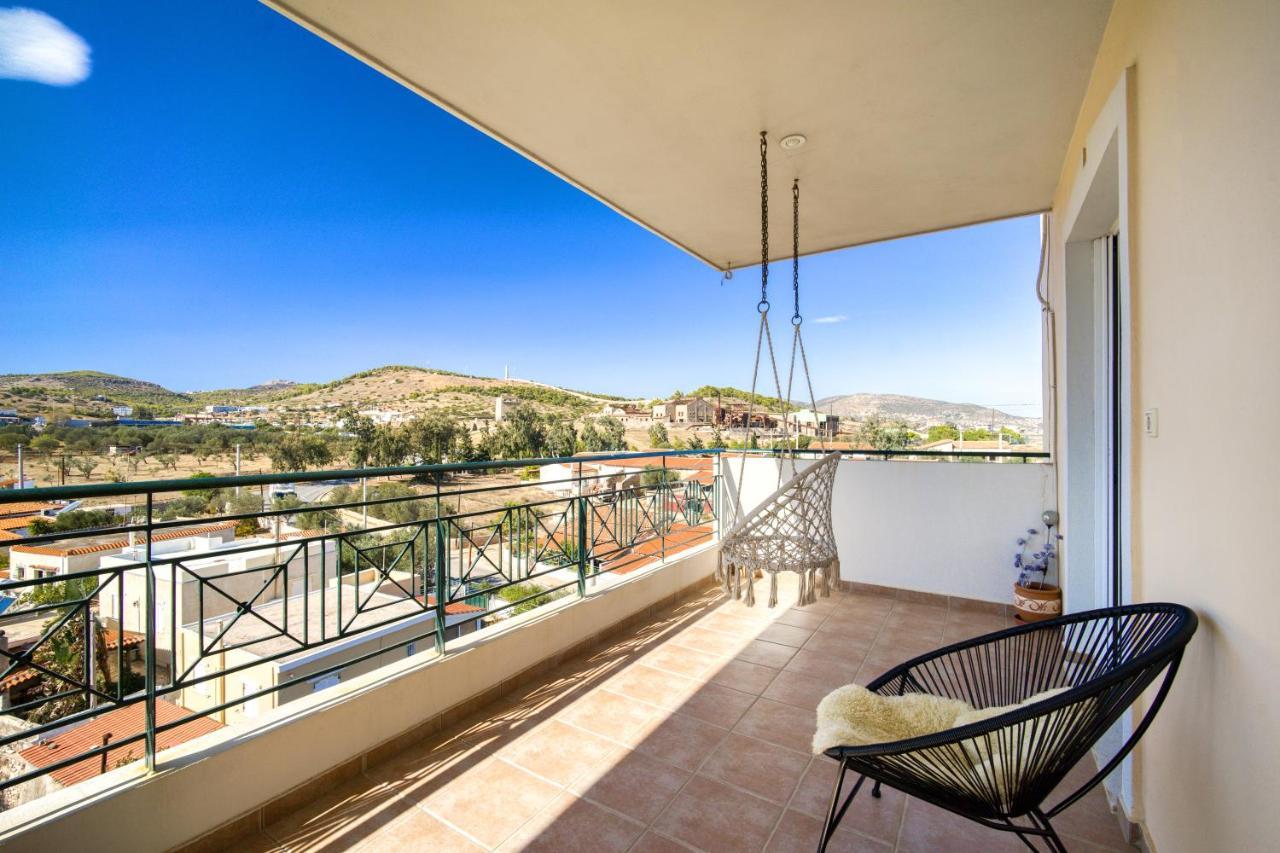 Sea & Mountain Apartment Close To Port And City Lávrion Exteriér fotografie
