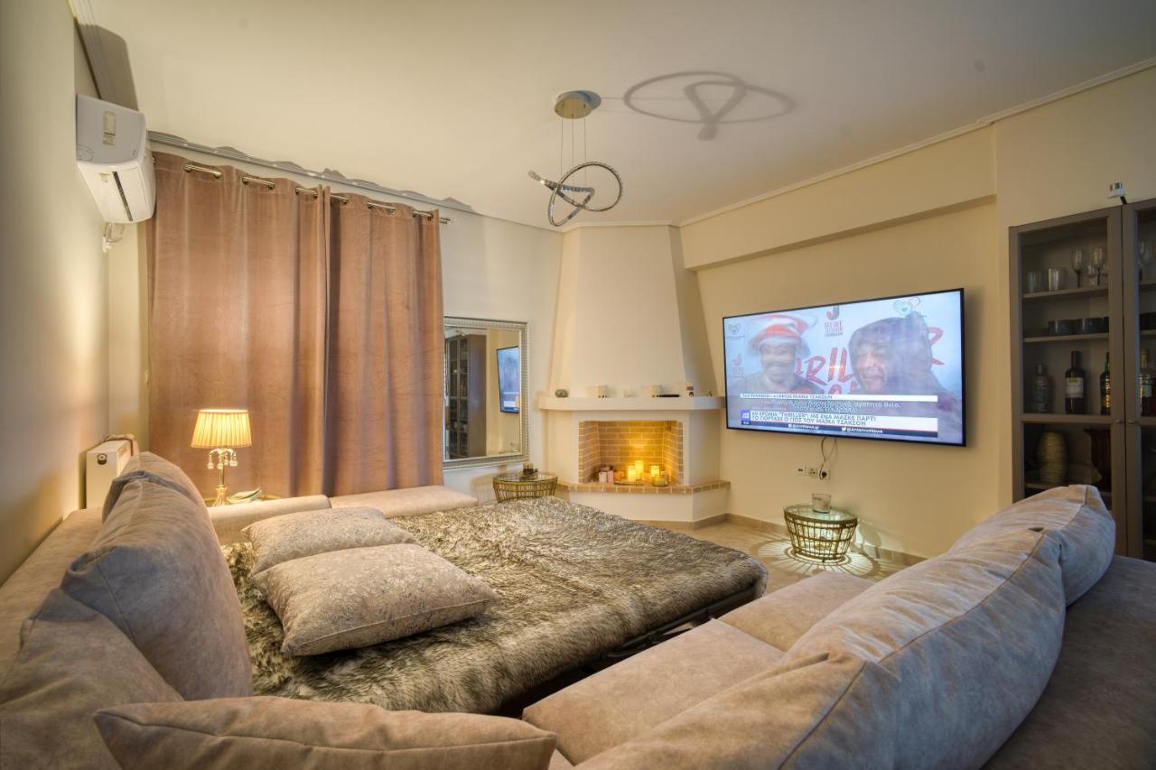 Sea & Mountain Apartment Close To Port And City Lávrion Exteriér fotografie