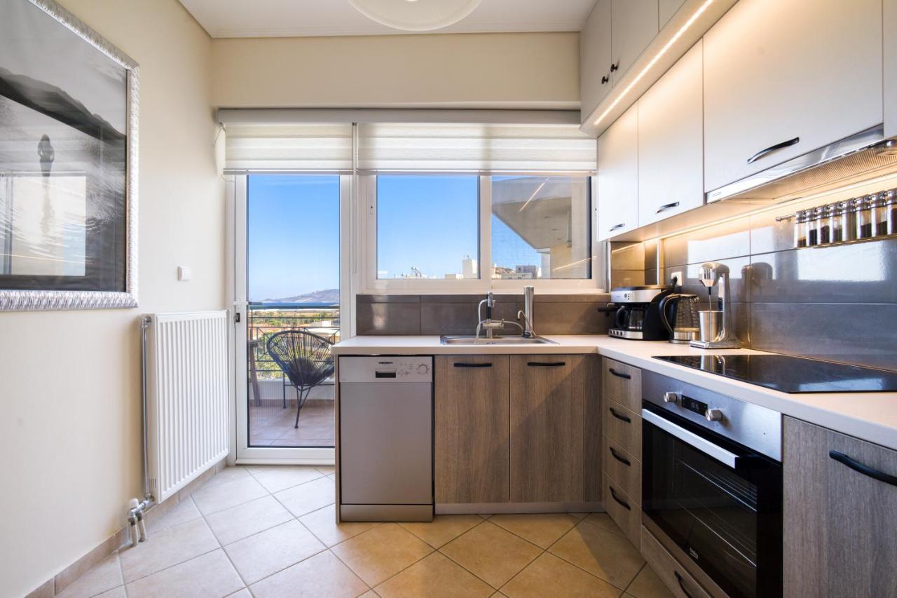 Sea & Mountain Apartment Close To Port And City Lávrion Exteriér fotografie