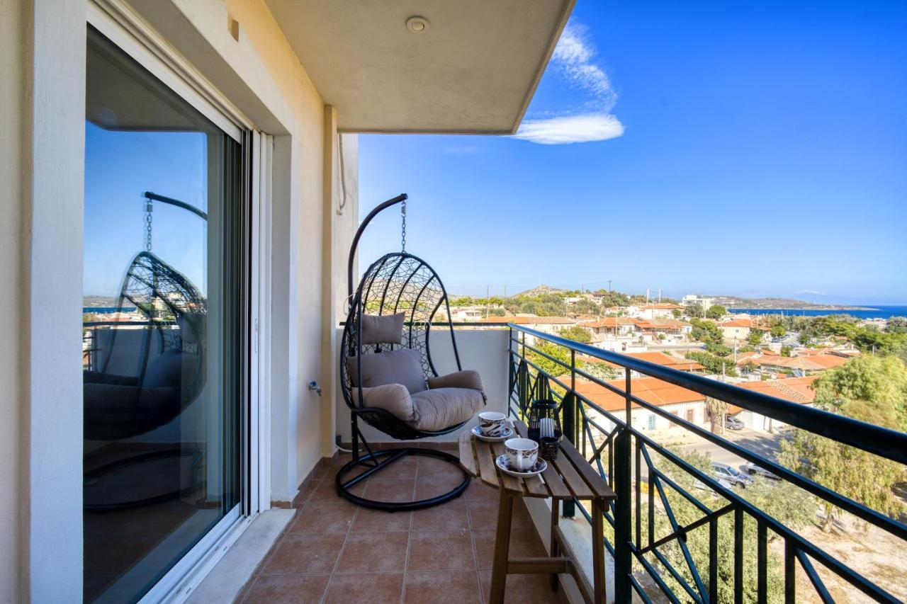 Sea & Mountain Apartment Close To Port And City Lávrion Exteriér fotografie