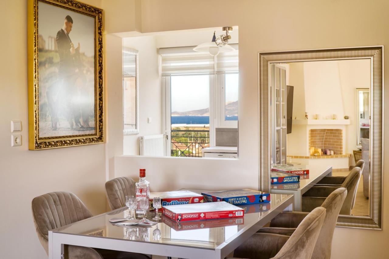 Sea & Mountain Apartment Close To Port And City Lávrion Exteriér fotografie