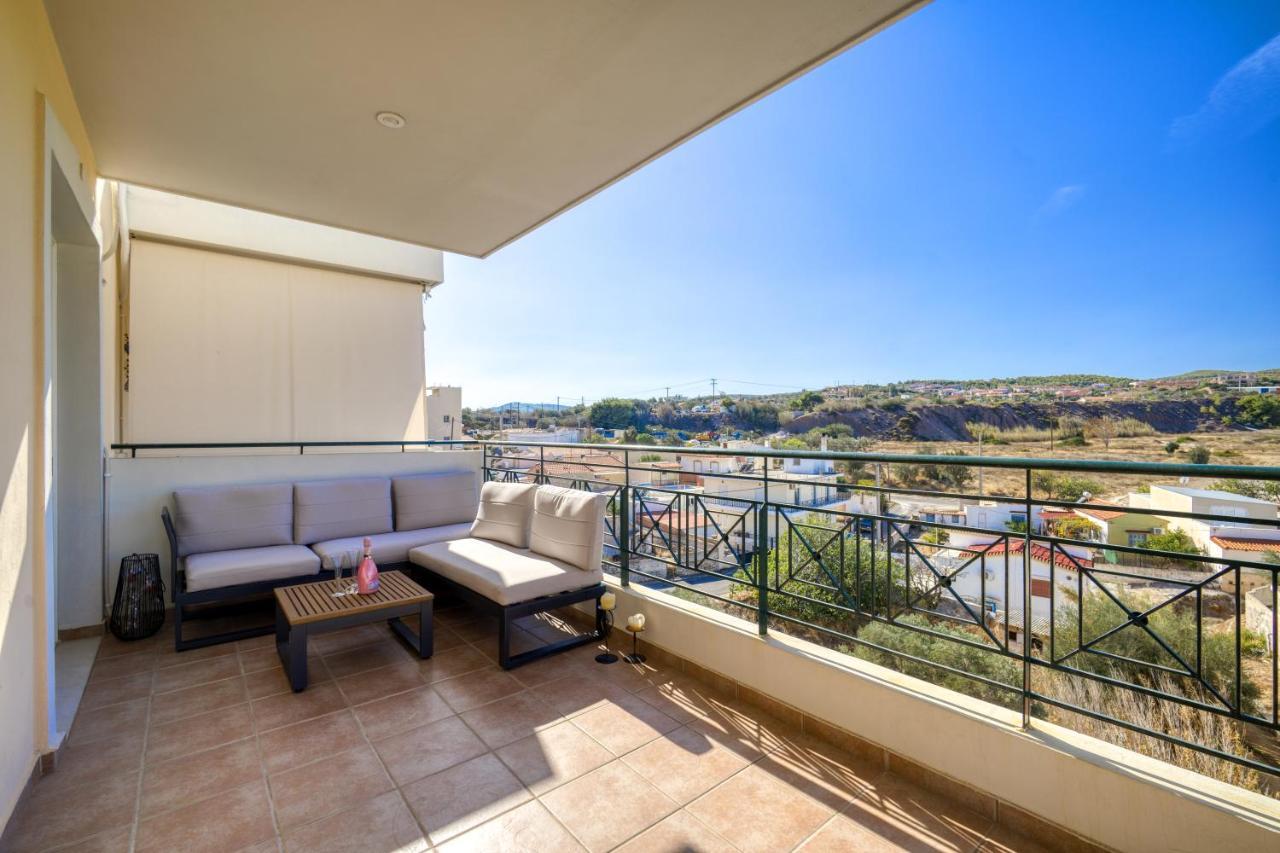 Sea & Mountain Apartment Close To Port And City Lávrion Exteriér fotografie